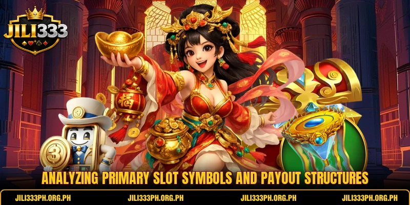 Analyzing primary slot symbols and payout structures