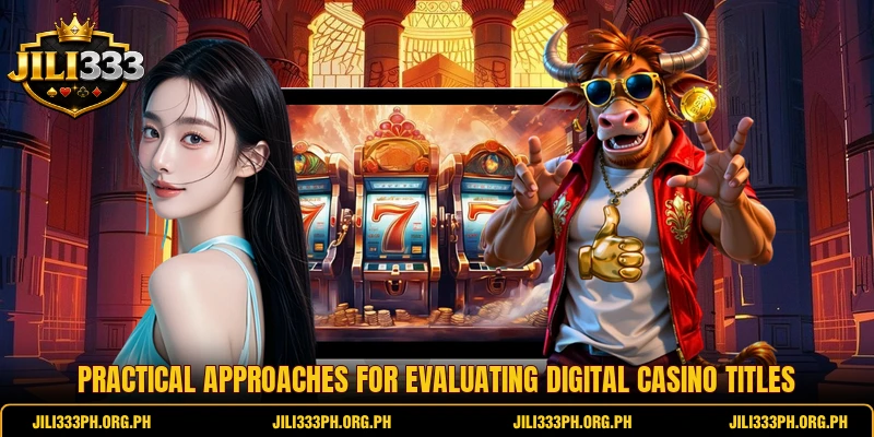 Practical approaches for evaluating digital casino titles