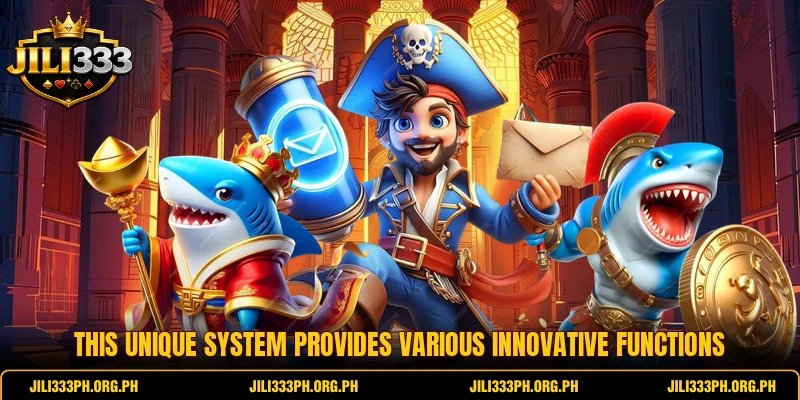 This unique system provides various innovative functions This unique system provides various innovative functions